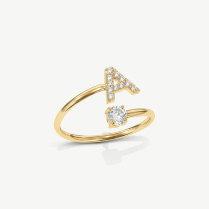 Initiale™ – Verstellbarer Ring mit Initiale