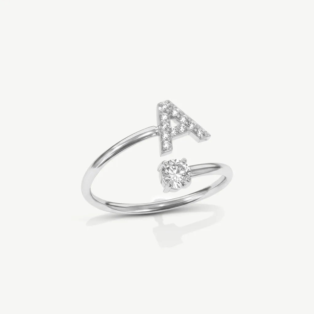 Initiale™ – Verstellbarer Ring mit Initiale
