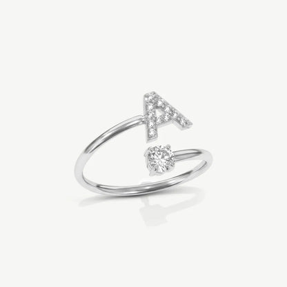 Initiale™ – Verstellbarer Ring mit Initiale