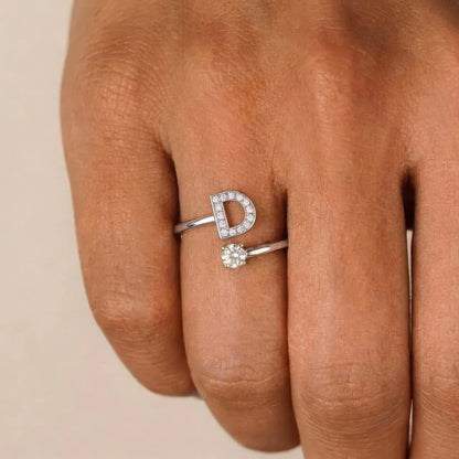 Initiale™ – Verstellbarer Ring mit Initiale