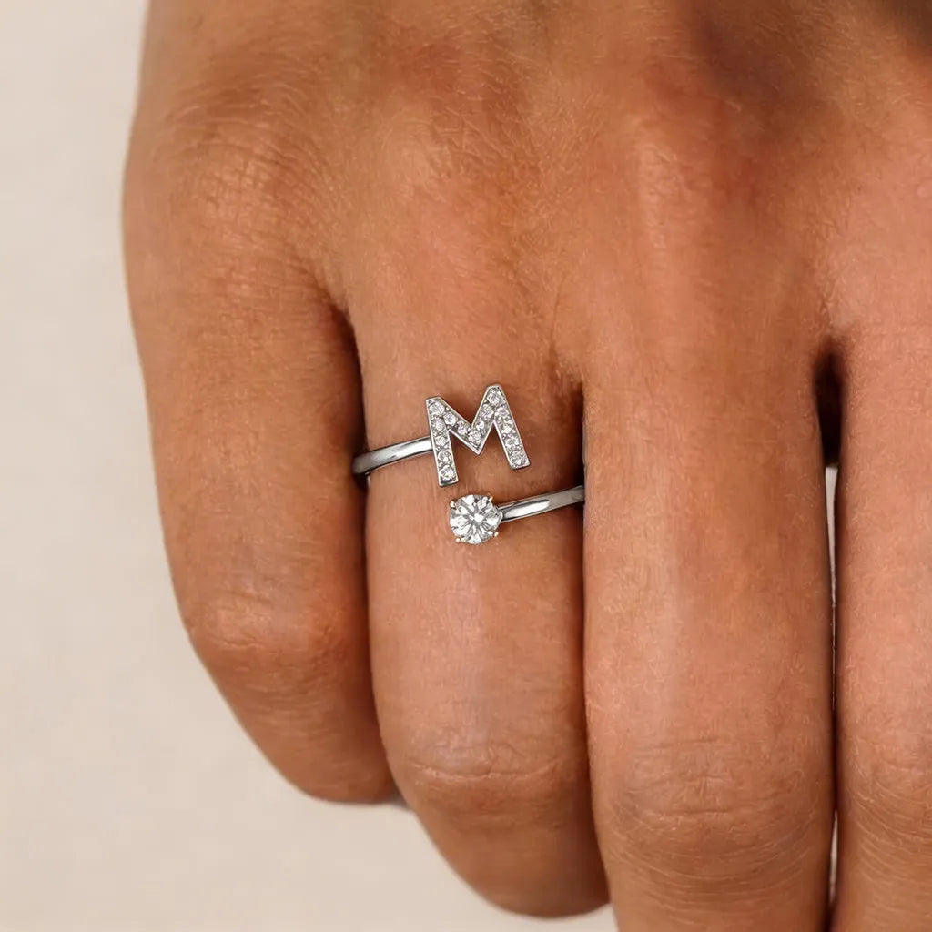 Initiale™ – Verstellbarer Ring mit Initiale