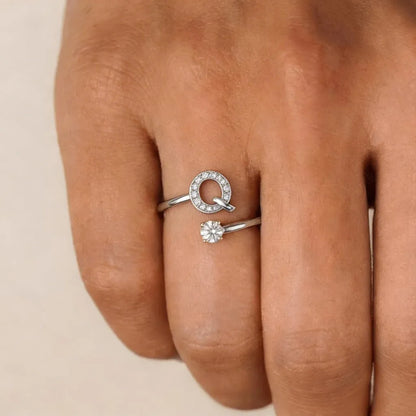 Initiale™ – Verstellbarer Ring mit Initiale