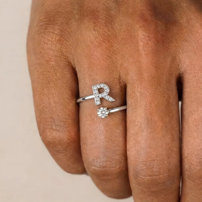 Initiale™ – Verstellbarer Ring mit Initiale