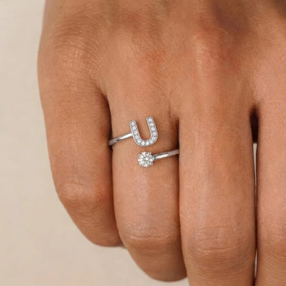 Initiale™ – Verstellbarer Ring mit Initiale