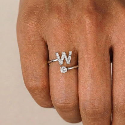 Initiale™ – Verstellbarer Ring mit Initiale