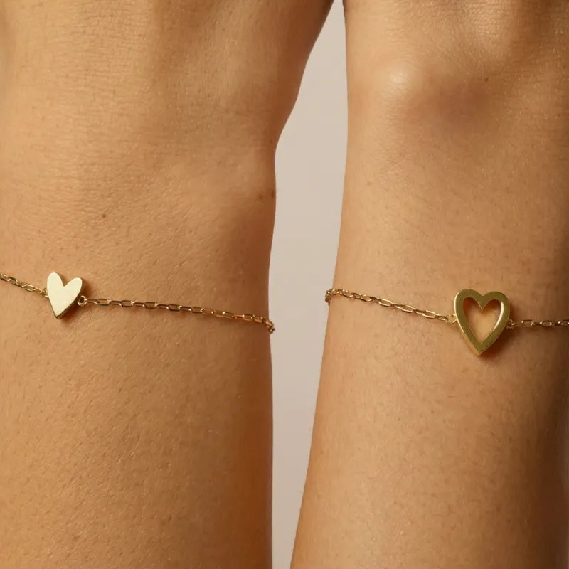 VerbundeneHerzen™ – Passende Herz-Armbänder Mutter-Tochter
