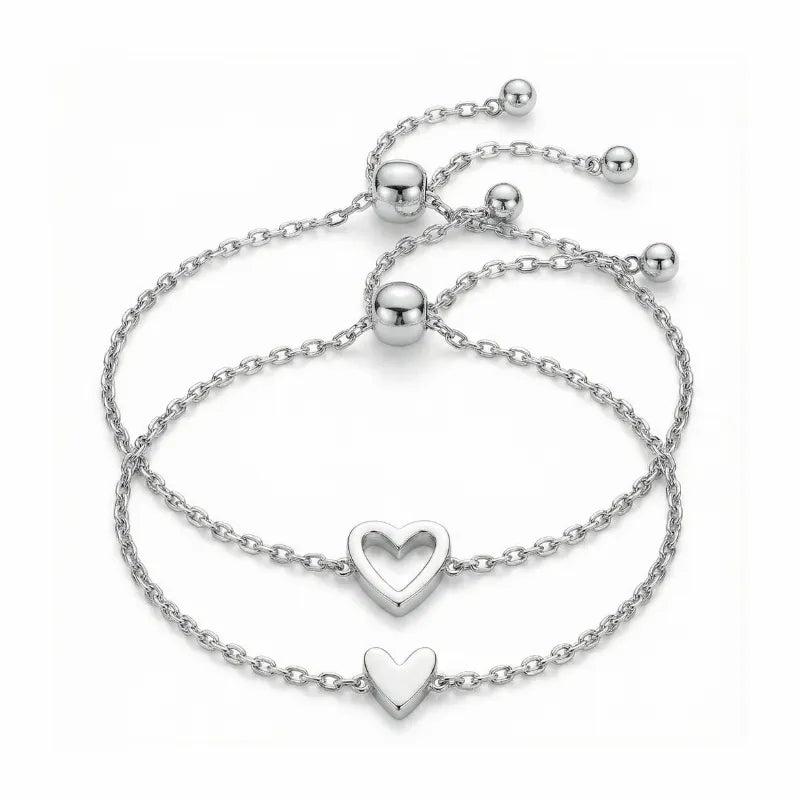VerbundeneHerzen™ – Passende Herz-Armbänder Mutter-Tochter