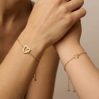 VerbundeneHerzen™ – Passende Herz-Armbänder Mutter-Tochter