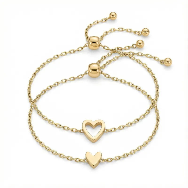 VerbundeneHerzen™ – Passende Herz-Armbänder Mutter-Tochter